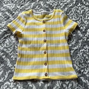 Youth size large girls striped t shirt